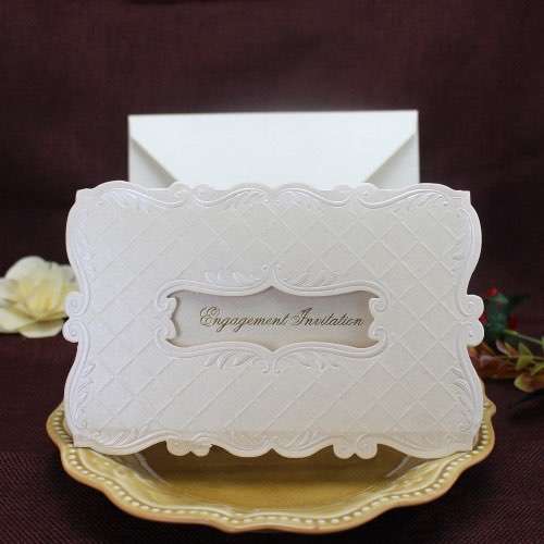 Ivory Embossing Invitation Card Foiling Card Cheap Invitation Wholesale